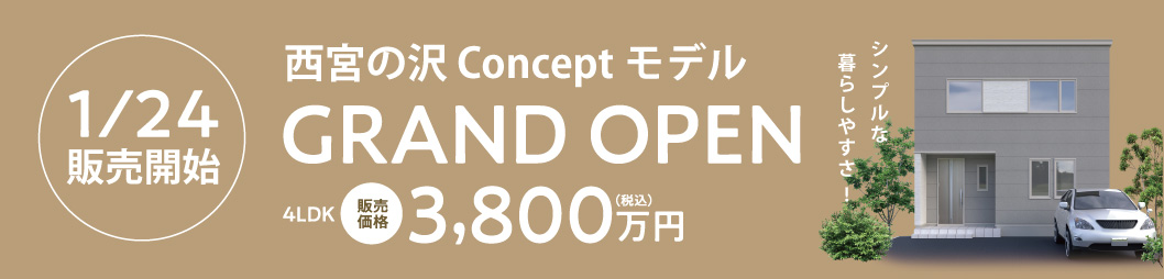 同時販売の西宮の沢Conceptモデル