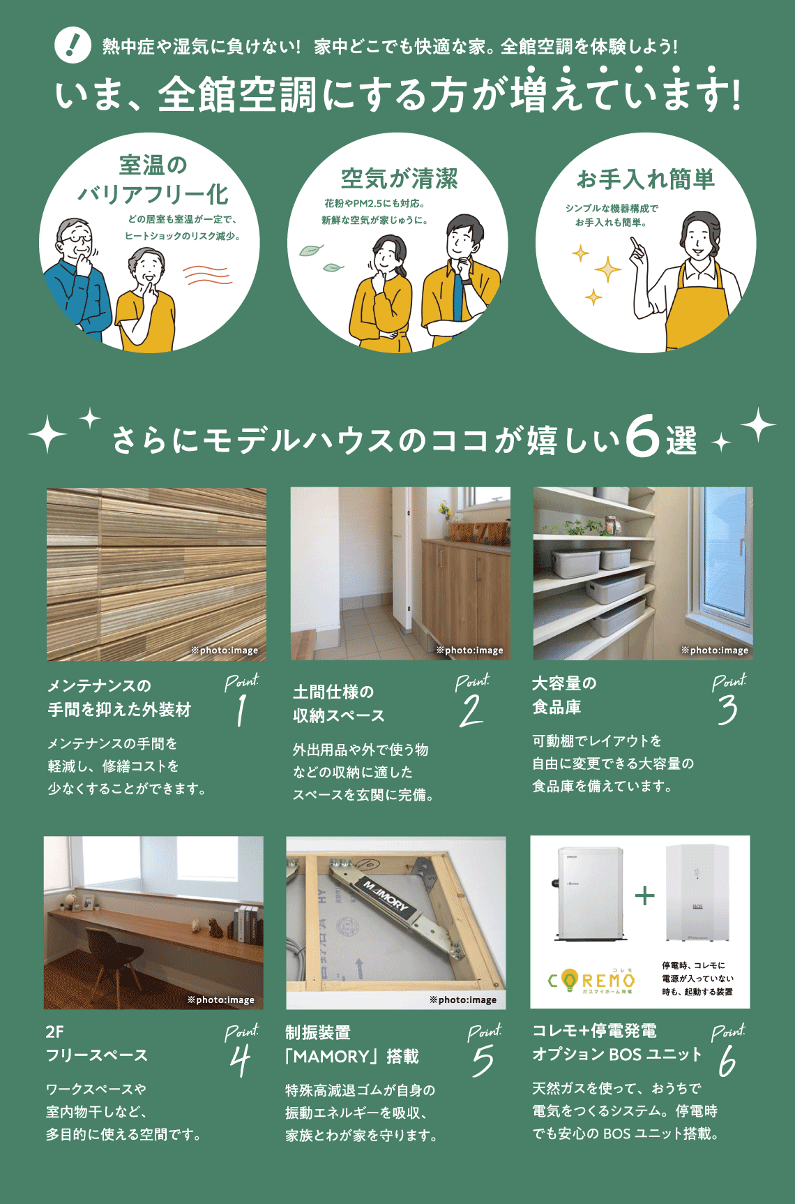 いま、全館空調にする方が増えています