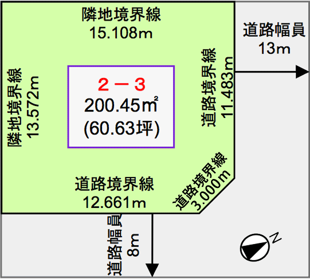 区画図2-3